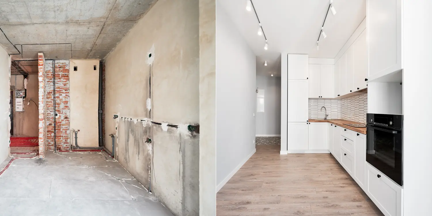 Reforma de cozinha com projeto – antes e depois